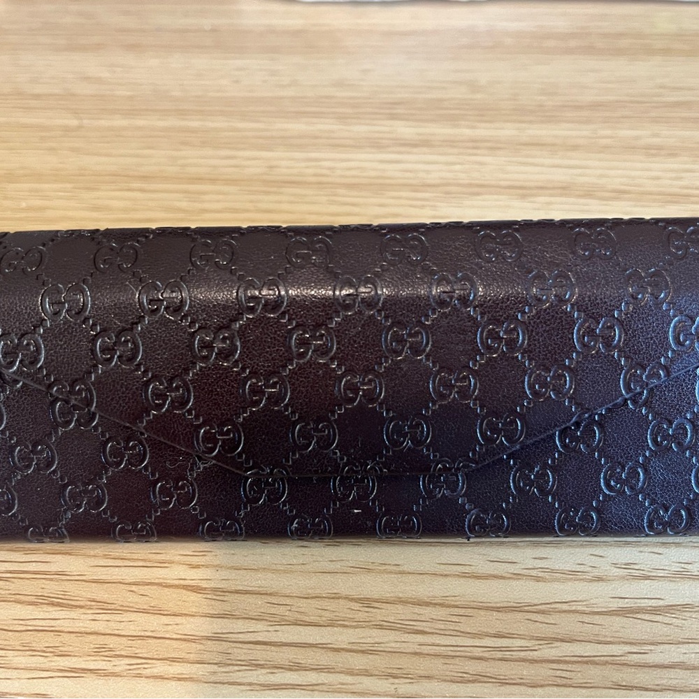 Authentic Gucci eyeglass case GUC